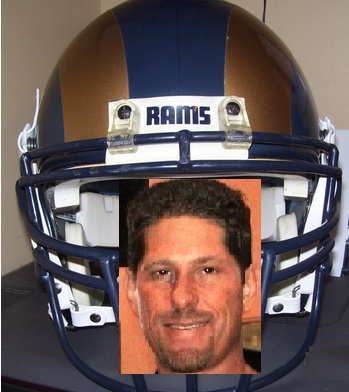 Boa in Rams helmet