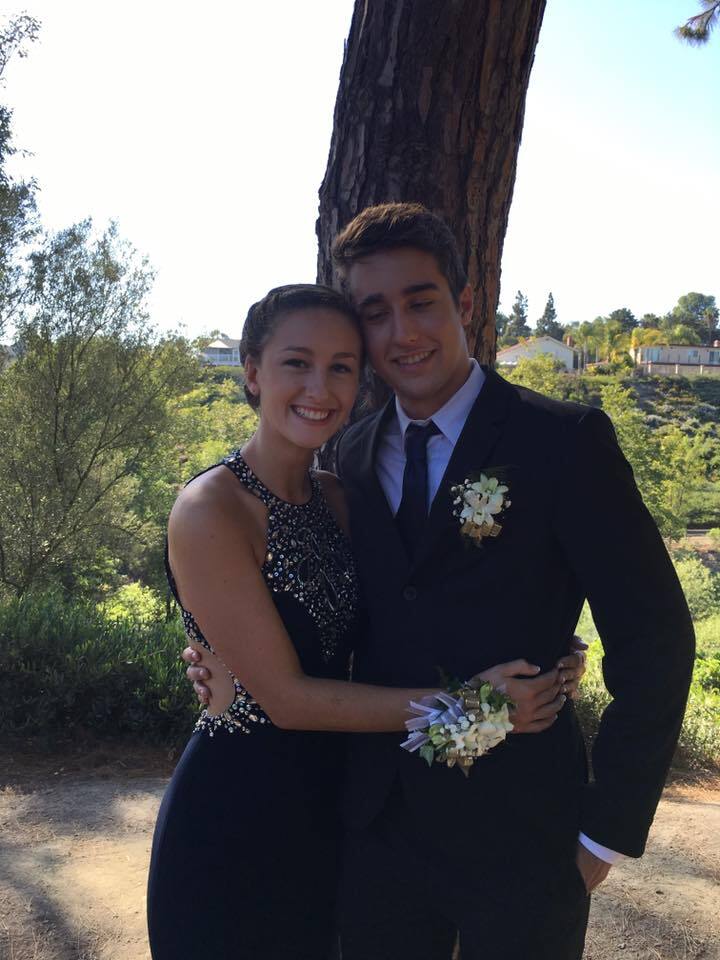 How beautiful is this couple! Here they are on prom night. Those smiles are truly genuine. No false posing here.