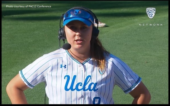 Kylee Perez in a PAC-12 Network postgame victorious interview against the Washington Huskies.